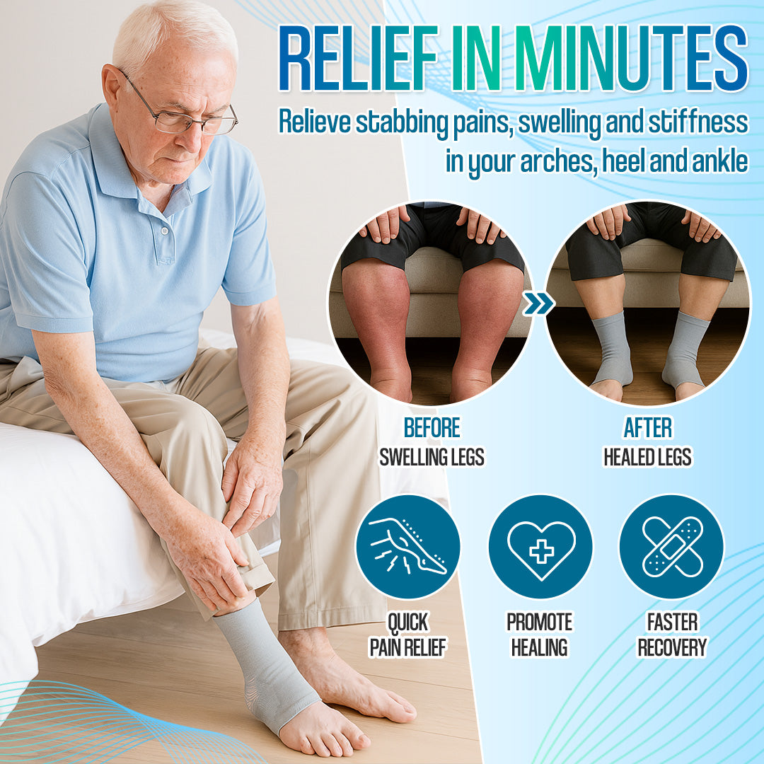 🔥Premium Anti-Fatigue Bamboo Footsleeves|Step Into Relief. Stay On Your Feet Longer. 🦶✨