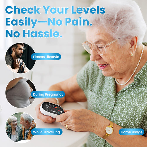 [Official Store] Zakdavi™ GlucoSense Laser Blood Glucose Monitoring Device