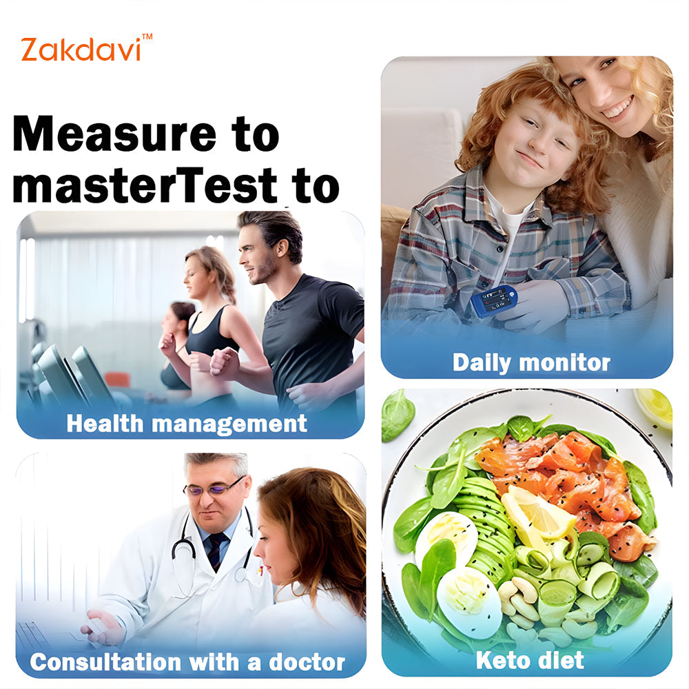 Official Store: Zakdavi™ High Precision Non-invasive Glucose Meter 👨‍⚕️Clinical certification & 99.9% Accuracy