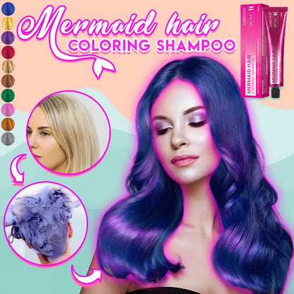 Zakdavi™ Instant Mermaid Color Shampoo ⏰ Last Chance! 10 Minutes Left to Shine & Save Big 💖