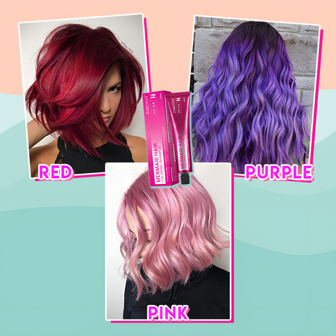 Zakdavi™ Instant Mermaid Color Shampoo ⏰ Last Chance! 10 Minutes Left to Shine & Save Big 💖
