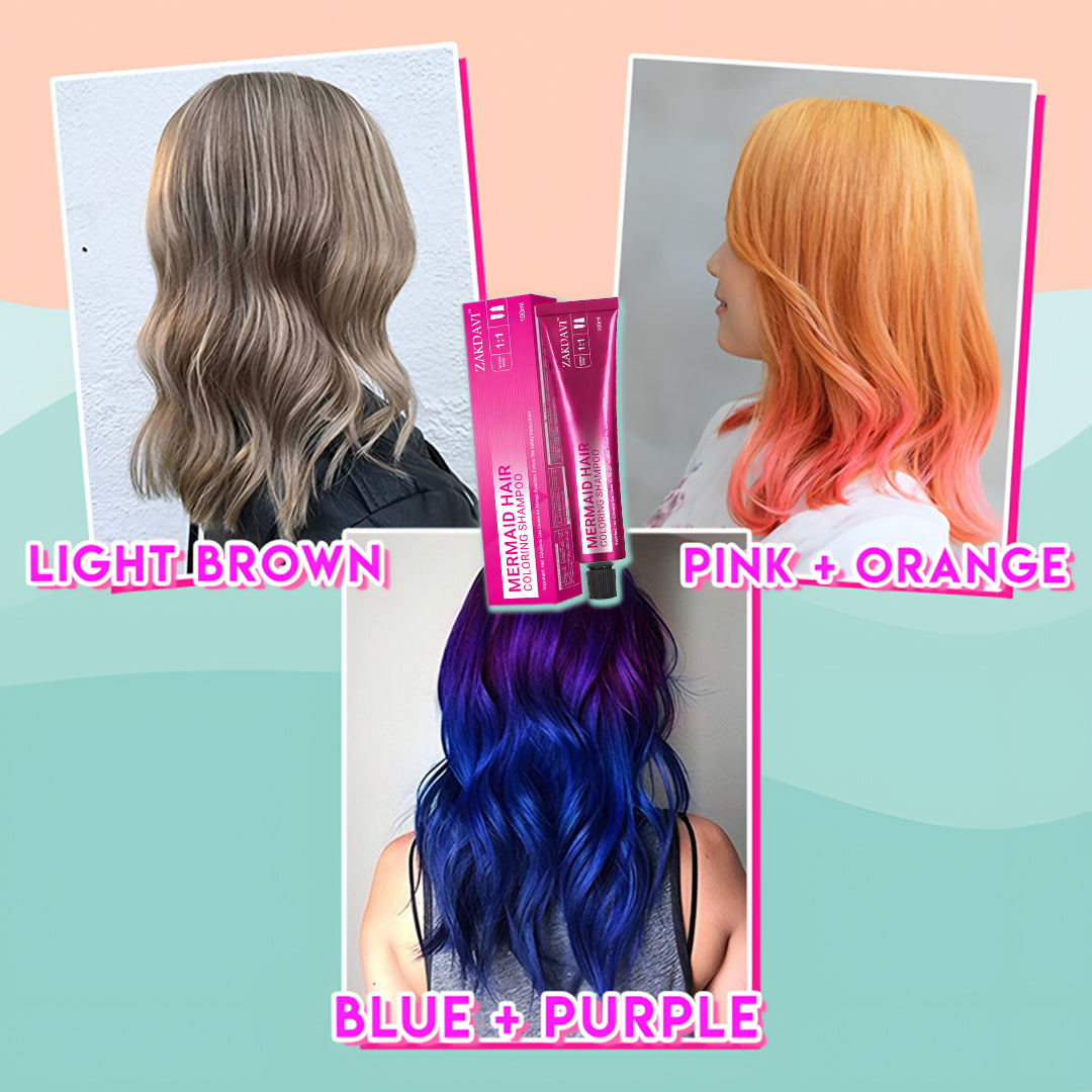 Zakdavi™ Instant Mermaid Color Shampoo ⏰ Last Chance! 10 Minutes Left to Shine & Save Big 💖