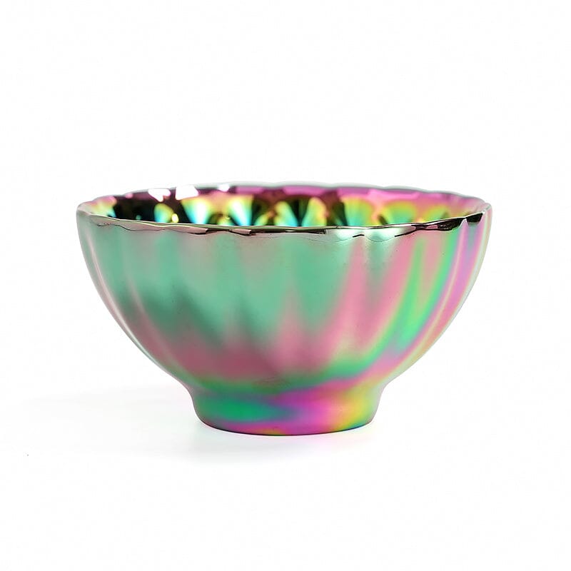 ✨ Golden Peacock Jian Zhan Teacup 🦚 | Iridescent Kiln-Changing Beauty 🔥