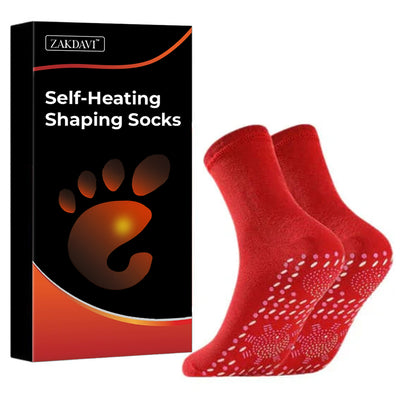 Zakdavi™ HeatFit Compression Socks Self-heating comfort meets body-sculpting power