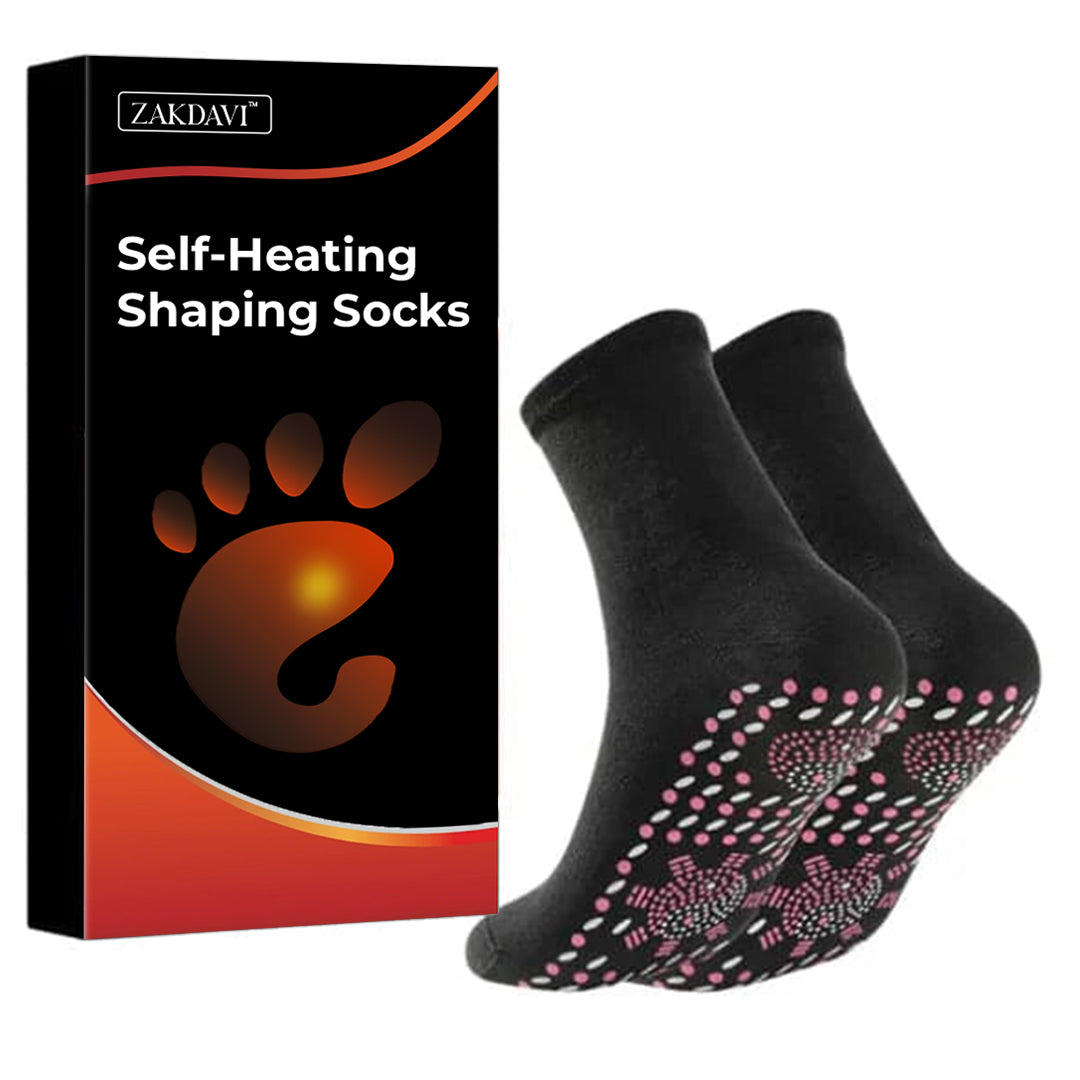 Zakdavi™ HeatFit Compression Socks Self-heating comfort meets body-sculpting power