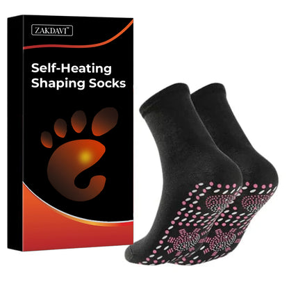 Zakdavi™ HeatFit Compression Socks Self-heating comfort meets body-sculpting power