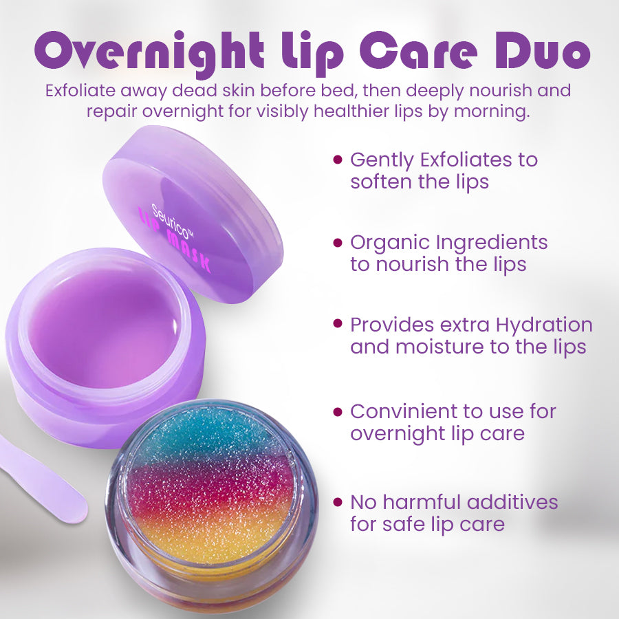 Seurico™ Rainbow Lip Exfoliating & Conditioning Scrub 🌈