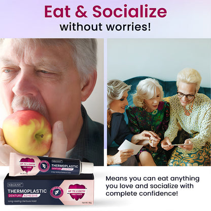 2025’s Top Pick🔥 Negusy™ Thermoplastic Denture Adhesive – All-Day Secure Hold, Zero Slip 😁🦷