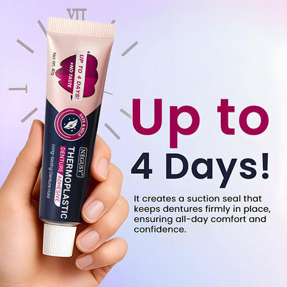 2025’s Top Pick🔥 Negusy™ Thermoplastic Denture Adhesive – All-Day Secure Hold, Zero Slip 😁🦷