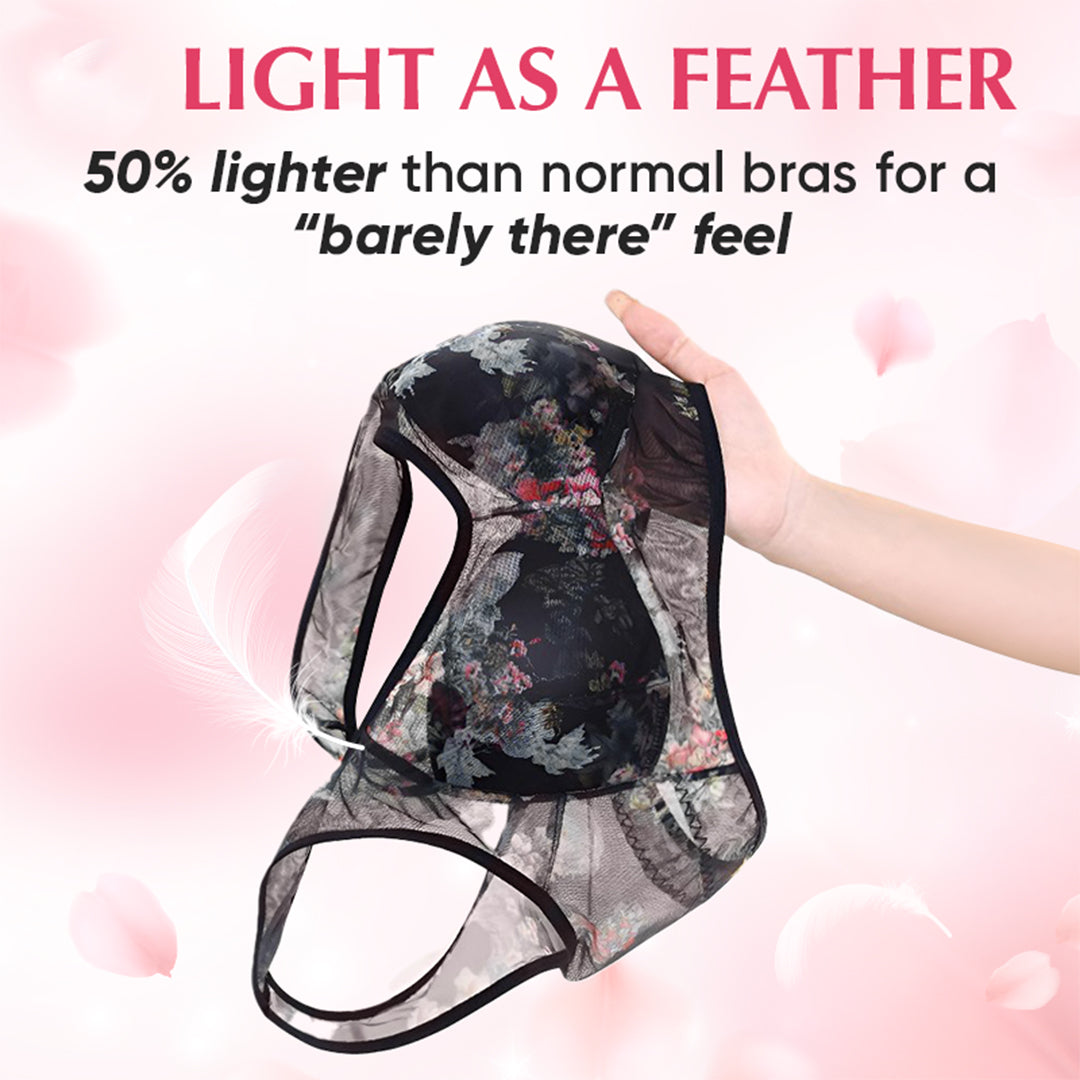 Last Day Promotion 80% OFF 🔥ODEIUN™ Ice Silk Lace Cooling Comfort Bra|Cool to the Skin Soft to the Soul💕