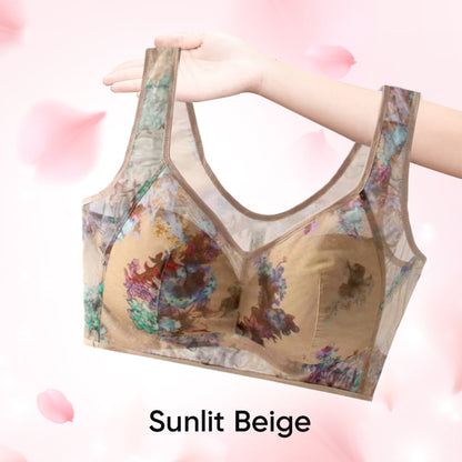 Last Day Promotion 80% OFF 🔥ODEIUN™ Ice Silk Lace Cooling Comfort Bra|Cool to the Skin Soft to the Soul💕