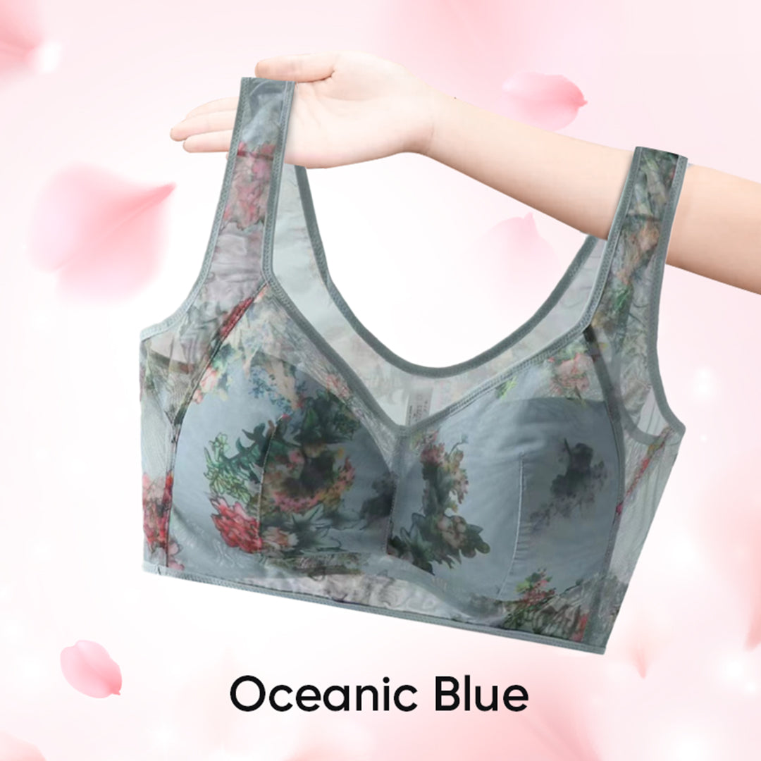 Last Day Promotion 80% OFF 🔥ODEIUN™ Ice Silk Lace Cooling Comfort Bra|Cool to the Skin Soft to the Soul💕