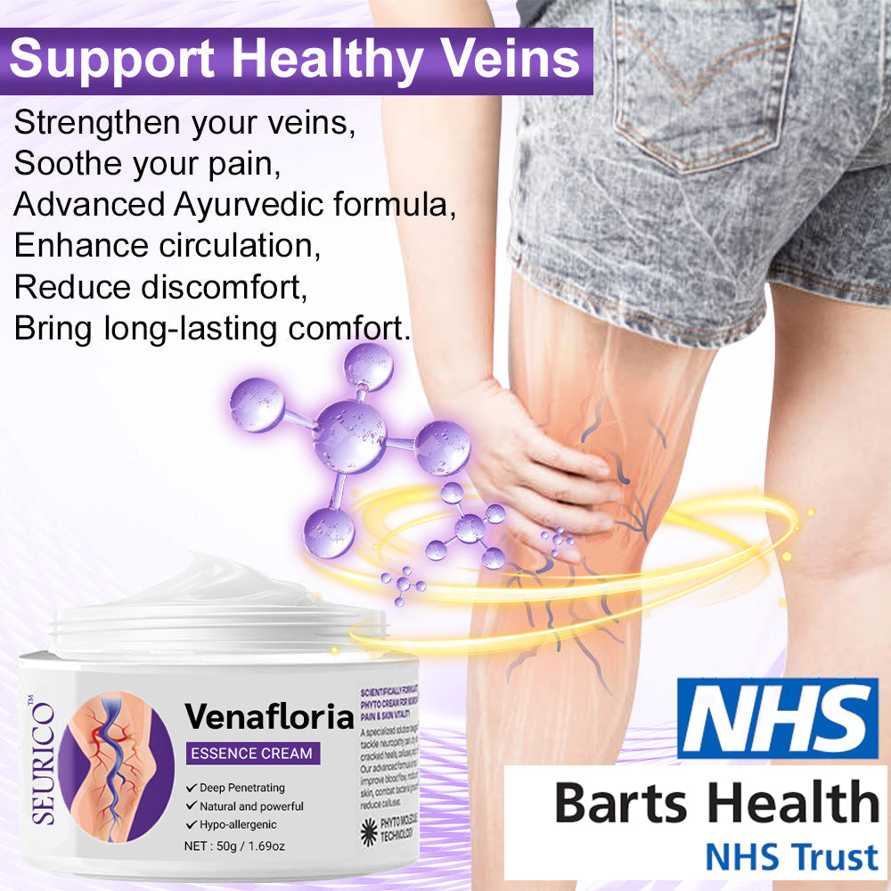 ✅𝐍𝐇𝐒-𝐀𝐏𝐏𝐑𝐎𝐕𝐄𝐃👨‍⚕️ Seurico™ Venafloria Essence Cream - Targets Vein Health, Swelling & Leg Cramps