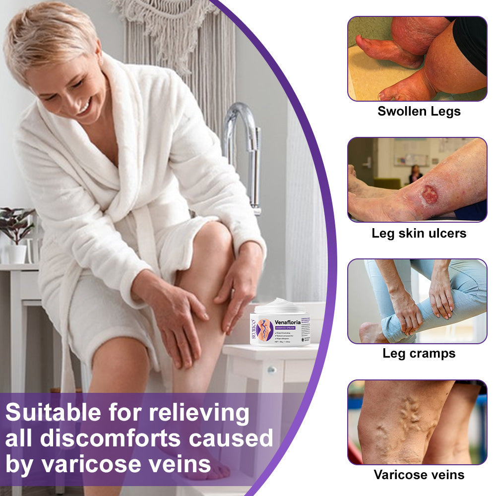 ✅𝐍𝐇𝐒-𝐀𝐏𝐏𝐑𝐎𝐕𝐄𝐃👨‍⚕️ Seurico™ Venafloria Essence Cream - Targets Vein Health, Swelling & Leg Cramps