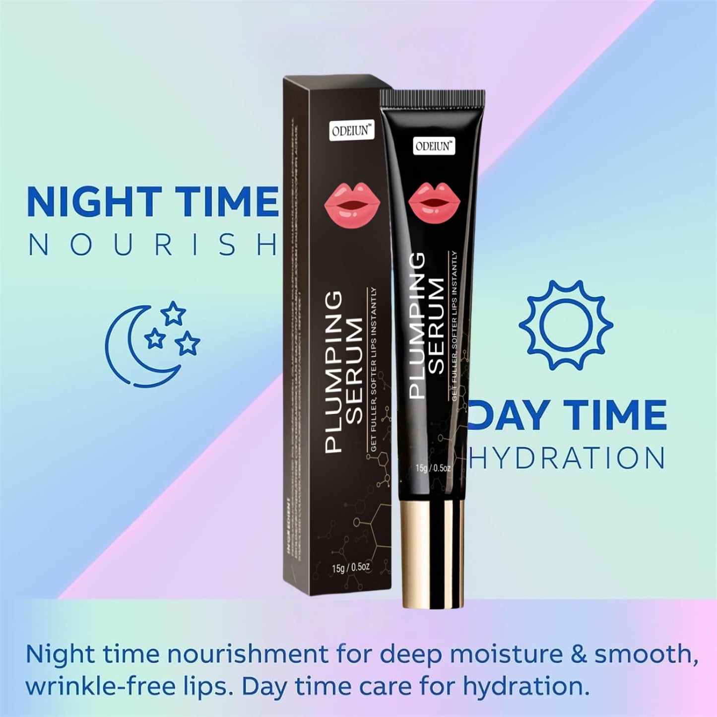 ODEIUN™  Naturally Fuller Lips|et Naturally Plump, Kissable Lips – No Injections Needed! 💋