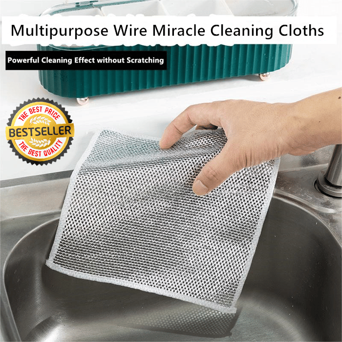 🔥 MiracleWipe™ UltraClean Multipurpose Cloths – Effortless Shine, Every Time! ✨
