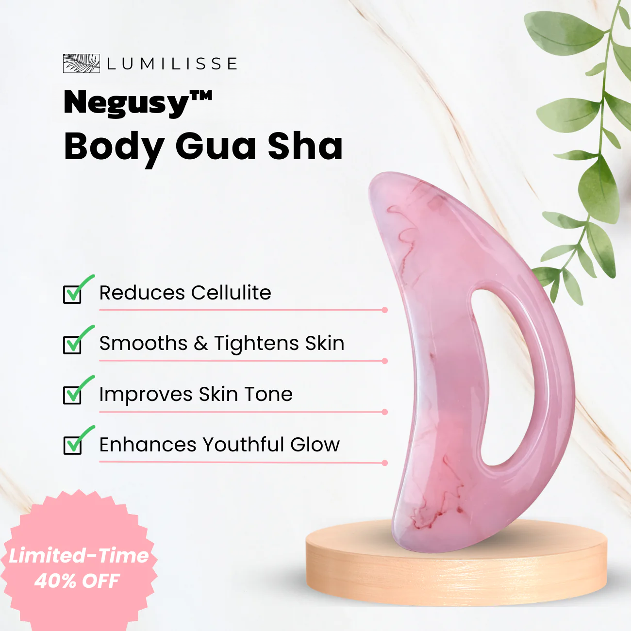 Negusy™ GlowSculpt Body Gua Sha|Glow from Within ✨ Define, Detox & Lift Your Body 💆‍♀️
