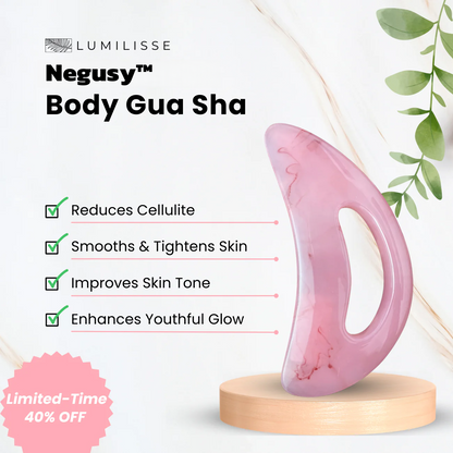 Negusy™ GlowSculpt Body Gua Sha|Glow from Within ✨ Define, Detox & Lift Your Body 💆‍♀️