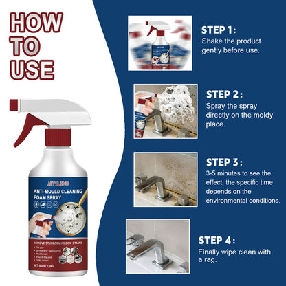 ✨ Seurico™ Magic Anti-Mould Cleaning Foam Spray |🔥Say Goodbye to Stubborn Mildew in Seconds! 🚿🌿