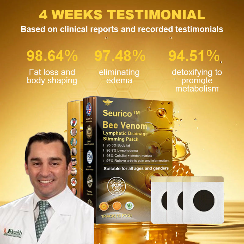 🐝🐝Seurico™ Bee Venom Lymphatic Drainage Slimming Patch🔥